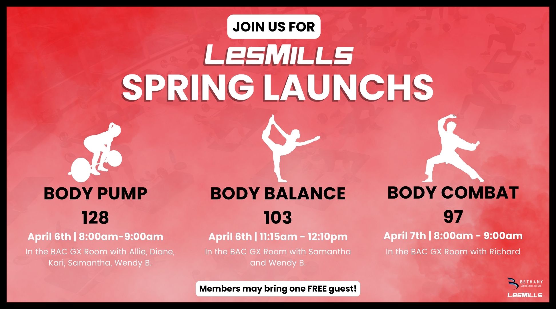 Les Mills Classes at Bethany Athletic Club in Portland Oregon