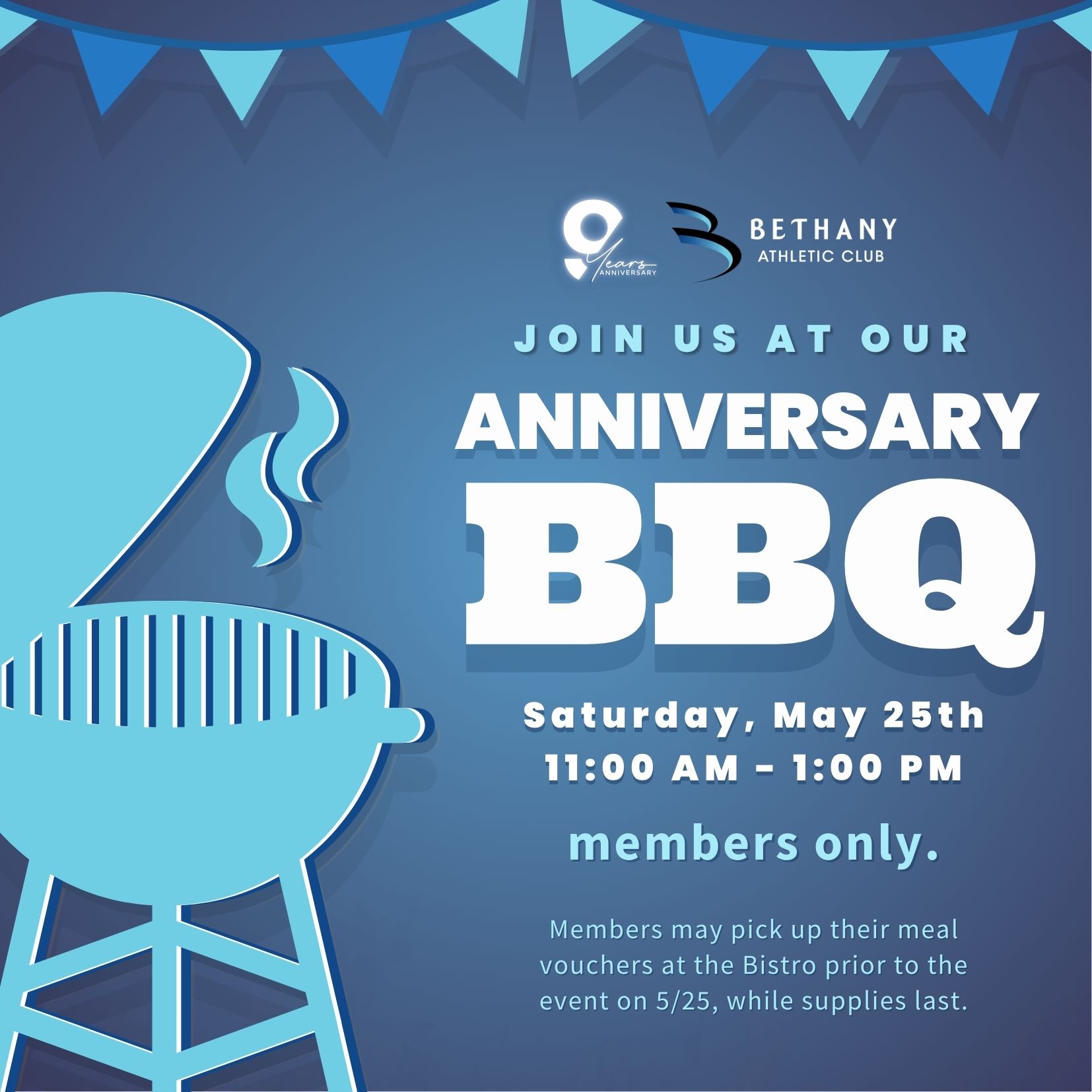 Anniversary BBQ 2024 Flyer